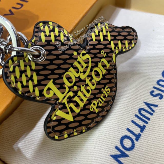 LOUIS VUITTON專櫃新款包包 路易威登Mountain Duck包飾 LV鴨子動物鑰匙扣 MP2716  ydh4085